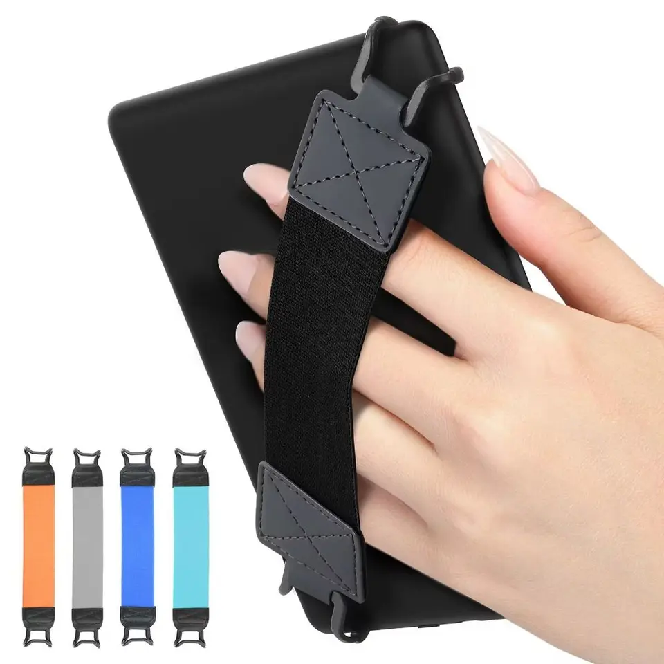 Elastický 6-10 palcový tablet ručne remienok proti zabezpečeniu Držiteľa Ereader Universal Non-Slip pre Kindle/Kobo/Voyaga/Lenovo/Sony