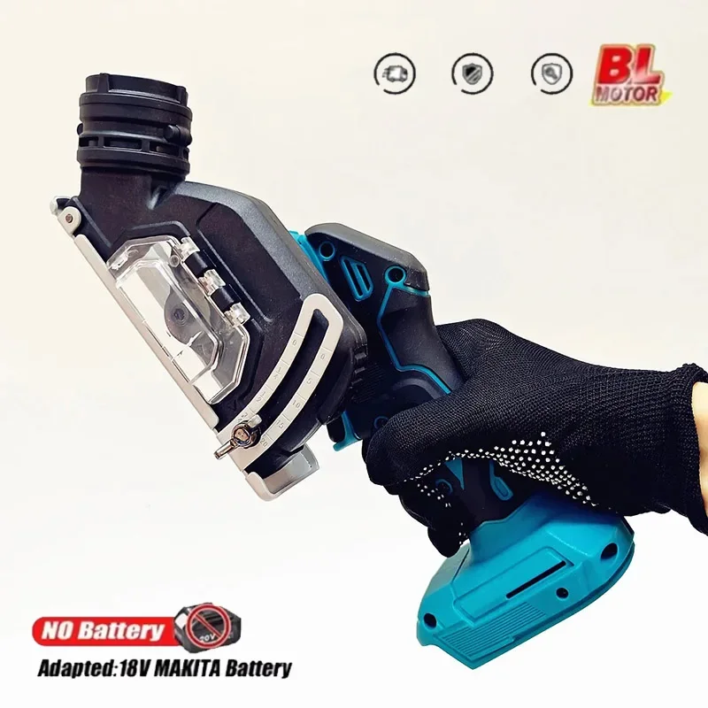 Electirc odrezaný náradie Adrokless Mini Uhle Grinder 3 palcový kruhový strojový stroj na strojové náradie pre batériu Makita 18V