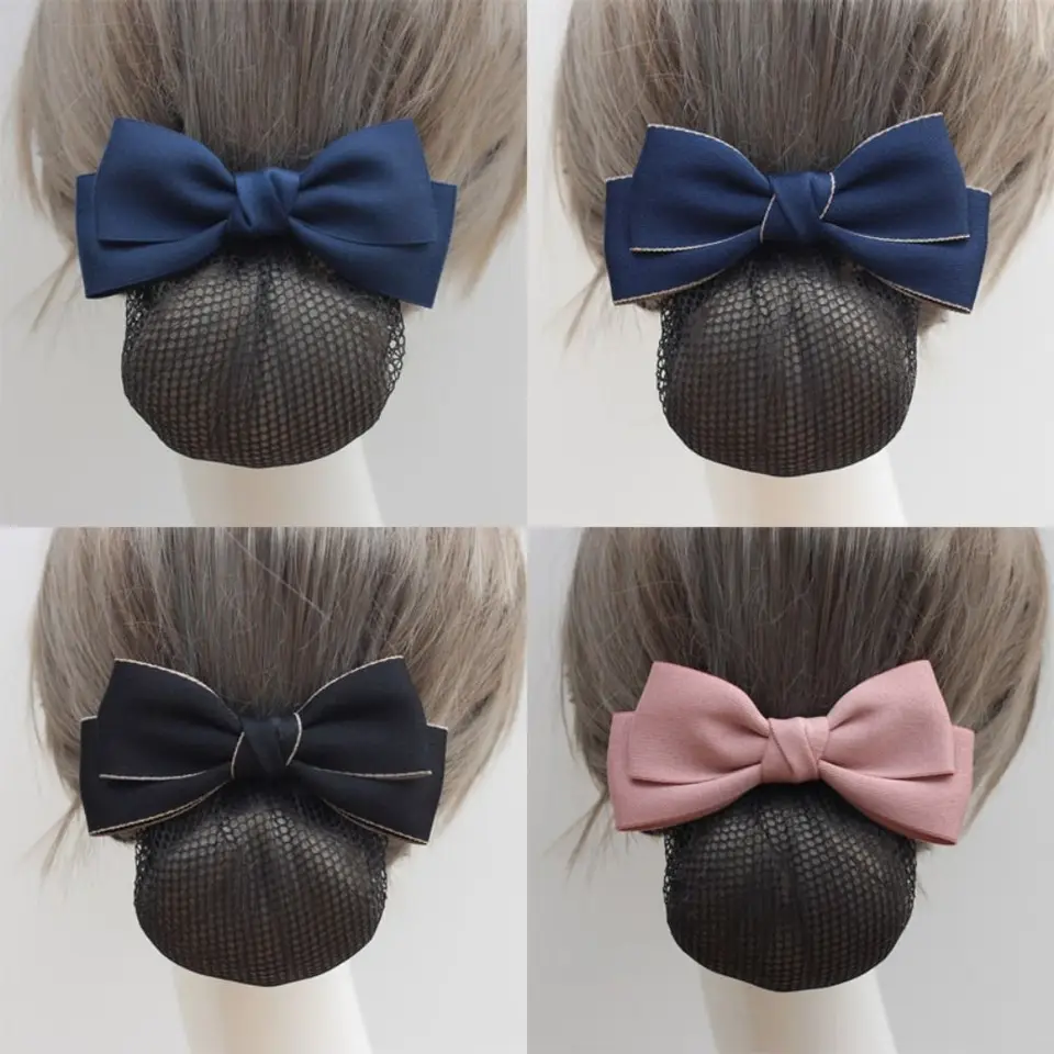 Elegantná stuha Bowknot Spring Clip Headwear Kórejský štýl vlasový kryt cover clip clip klip barette sestra klip gair girl