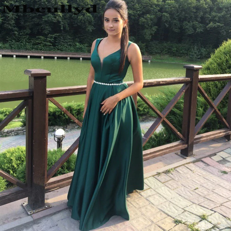 Elegantné elegantné tmavo zelené plesové šaty Long 2023 Dĺžka podlahy celebrity Večerné šaty pre ženy Vestidos de Graduacion