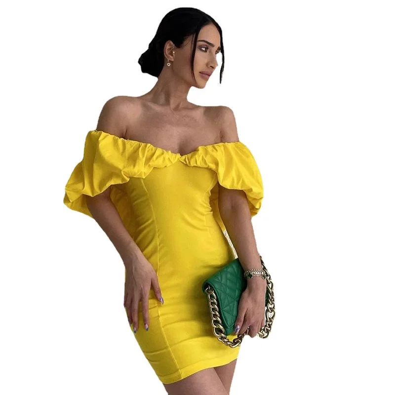 Elegantné ženské korzetové šaty šaty ženy Y2K Sexy móda mimo ramena vysoký pás Slim Večerné promócie Gala Bodycon Dress