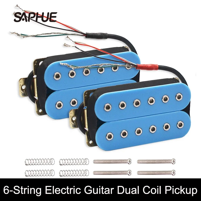 Elektrická gitara Humbucker 12 Nastaviteľná šesťhranná skrutka duálna cievka pre 6-strunovú elektrickú gitarovú cievku Pickup N7,5K/B15K Výstup