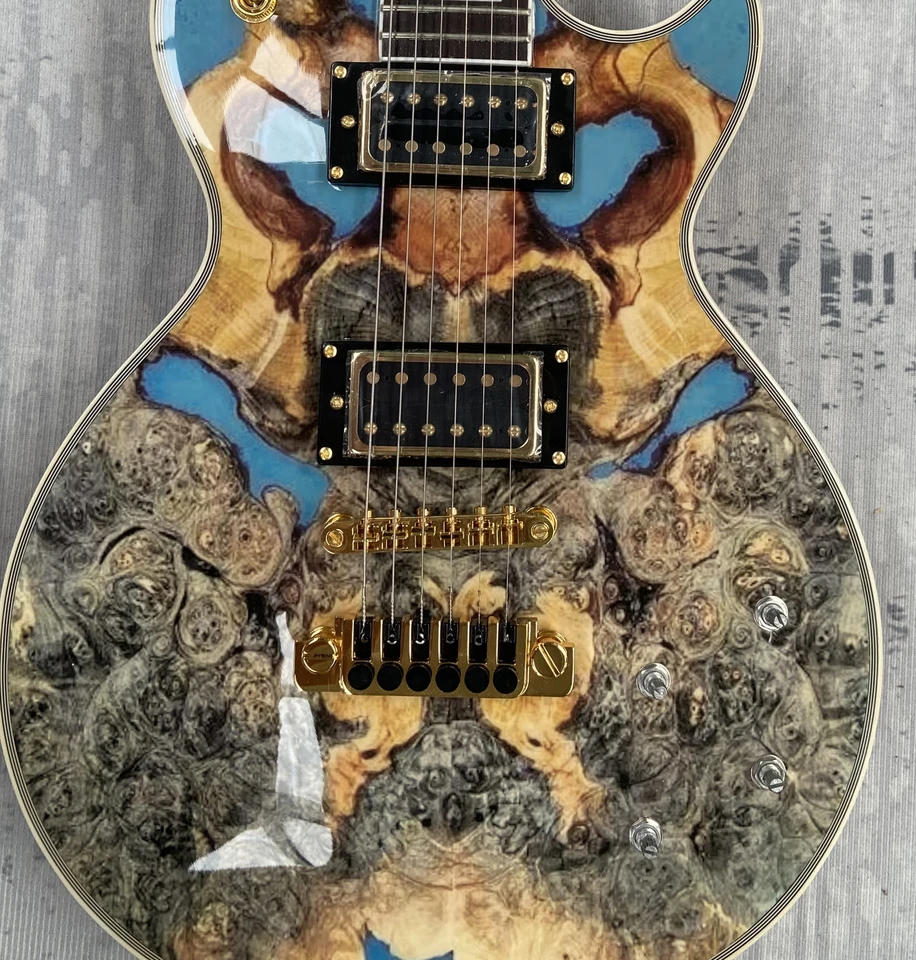 Elektrická gitara, nálepky na prenos vody, majú logo! Mimo poličky, krásne vyrobené v Číne G32