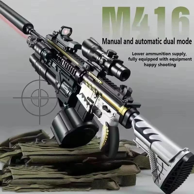 Elektrická m416 hračkárska zbraň