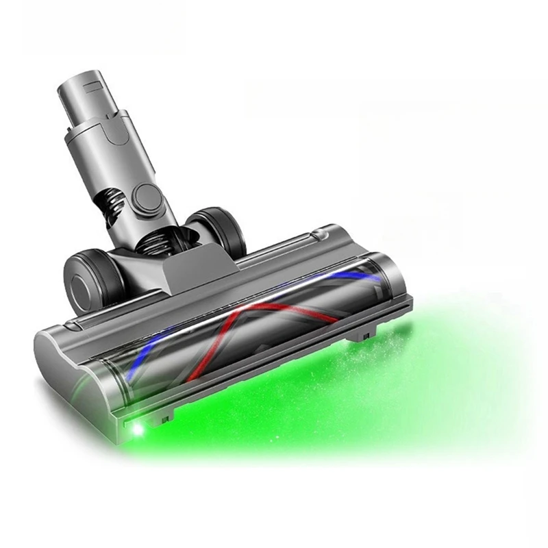 Elektrická podlahová kefka pre Dyson V6 DC58 DC59 DC62 DC72 Vákuum pripevnenia s LED prachovými svetlami pre podlahové čistič