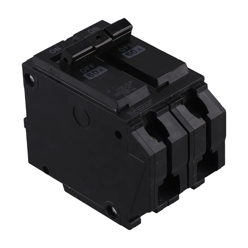 Elektrické 60A 2 pól Ho istič, americký štandardný miniatúrny čierny istič 120/240V US