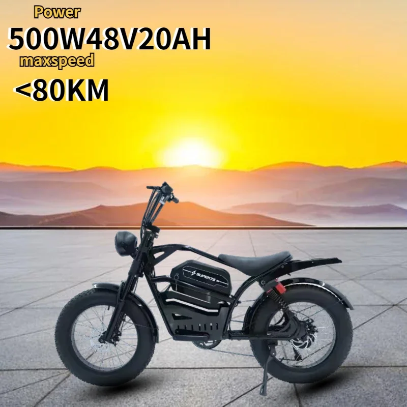 Elektrické bicykel 20 palcov 500 W 48 V 20AH lítium batérií v teréne Snehové elektrické bicykle Dospelý mládež mestský dochádzajúci elektrický bicykel