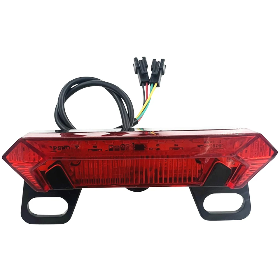 Elektrické bicykel Zadné svetlo DC 36-60V LED Elektrické bicykle Výstražné svetlo Turn Signál Cyklovanie chvostovej zadnej žiarovky Výstraha Bicykel Bicykel