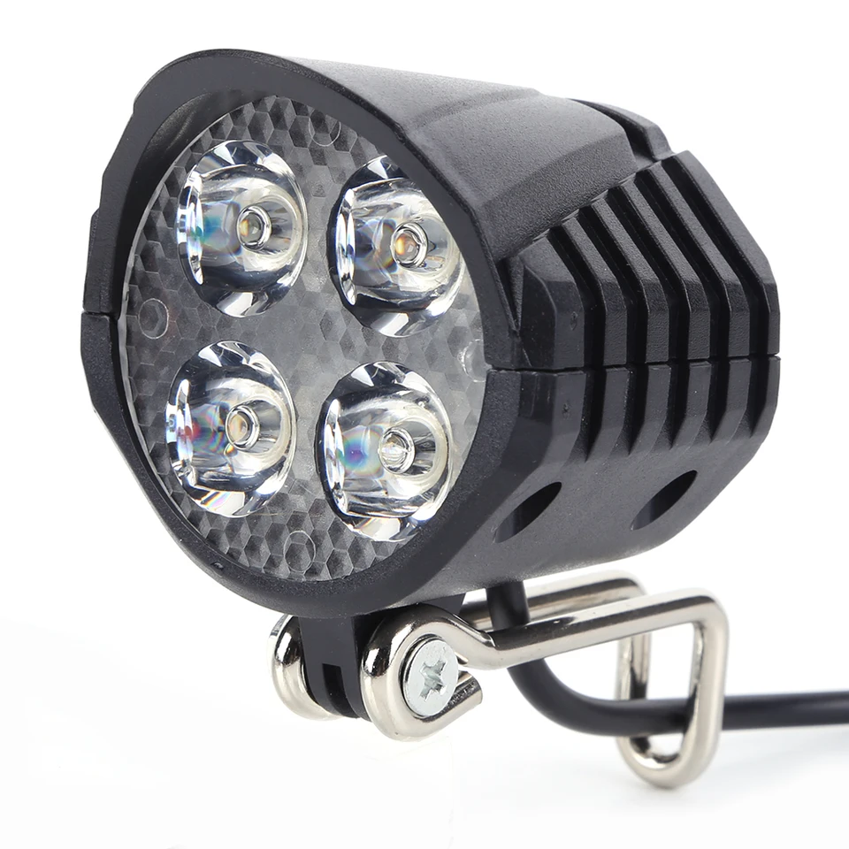 Elektrické bicykle s vysokým jasom s rohom 48 V elektrický skúter LED predné svetlo Easy Inštalačné cyklistické doplnky