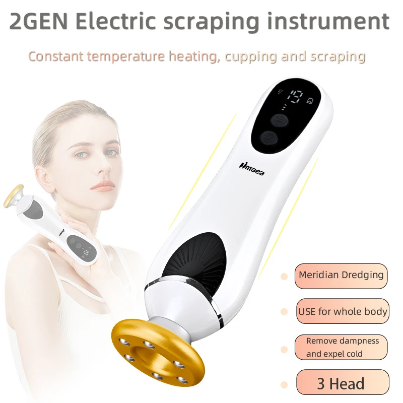 Elektrické gua sha gatpping zariadenia Vákuové zahrievanie Meridian odblokovanie tuku spaľovanie tuku Zúrivé upokojujúce napätie Masáž svalové masáž