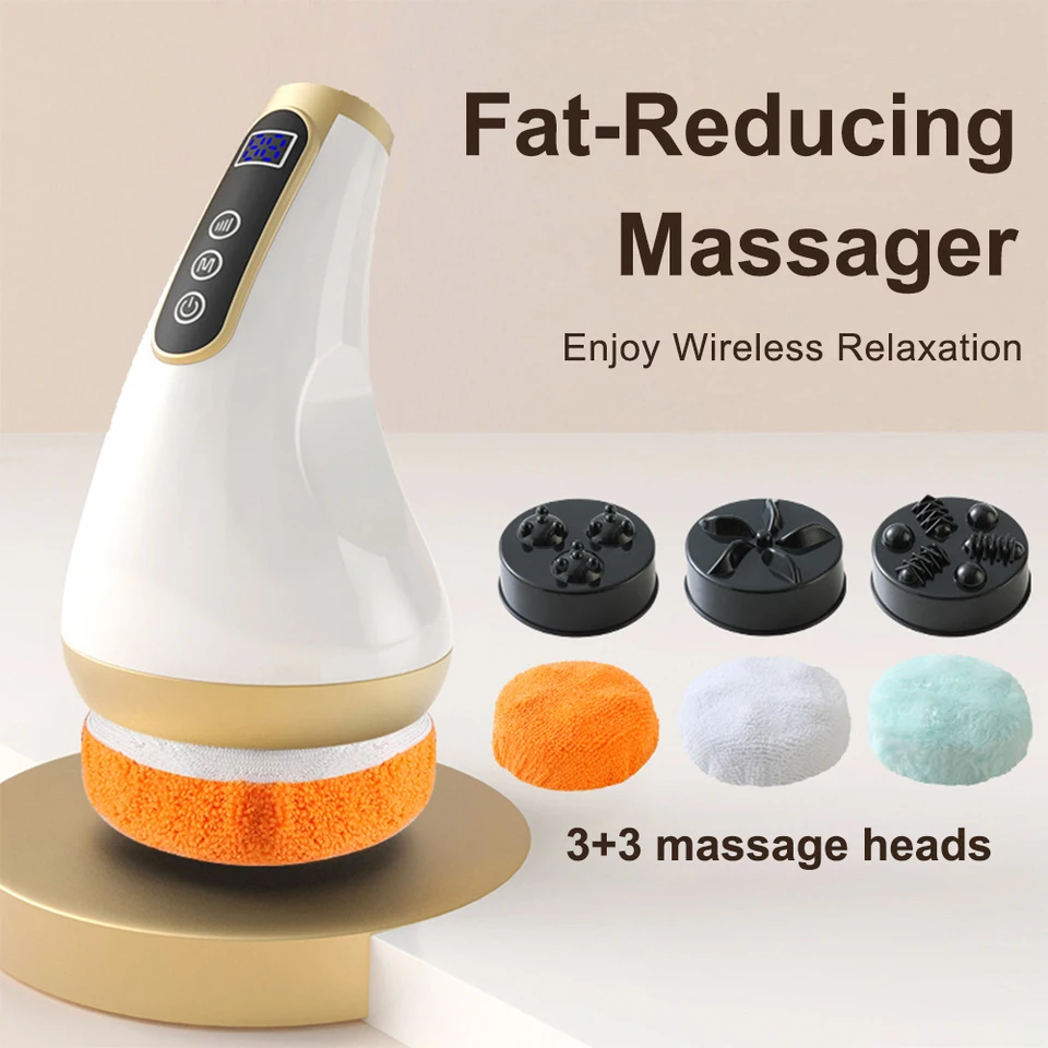 Elektrické sochárske masáž tela Zničenie Massager stroj ručný zadný zadný remover proti celulitíde masáž