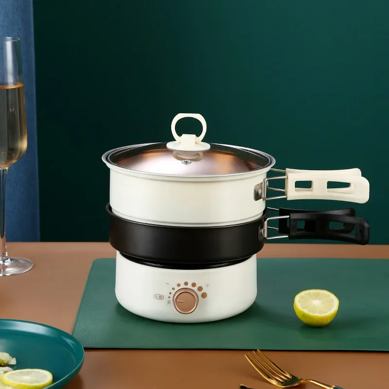 Elektrické varenie hrnca skladacie horúce hotpot prenosný prenosný multicooker rozdelený typ ryžového sporáka panvica Pan