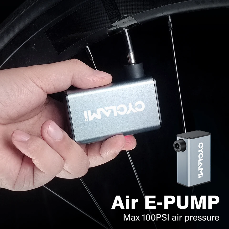Elektrické čerpadlo na bicykel Ultralight Bike Air Cyclami A3 100 psi prenosné vreckové pneumatické inflátor pre MTB Road Bicycle Motorcycle Hliník zliatiny