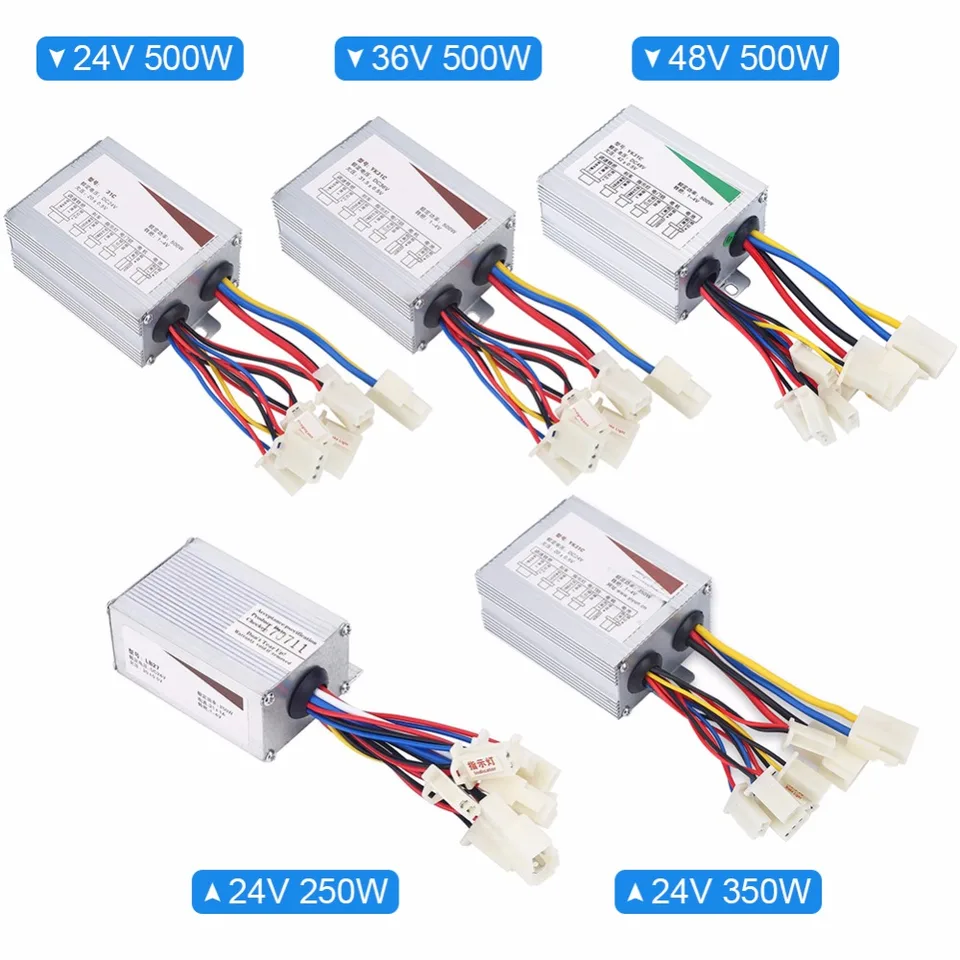 Elektrický bicykel Brushed Motor Controller Box 24V 36V 48V 20W 30W 00W pre elektrické skútre trojkolesové doplnky E-Bike