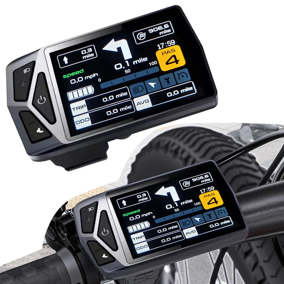 Elektrický bicykel LCD Displej prístroja pre motor BAFang Motor M200/M300/400/500/M620 EB02