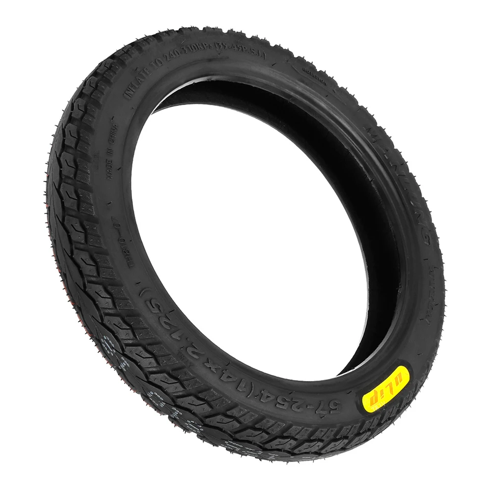 Elektrický bicykel pneumatík pre pneumatiky pre prenosnú náhradu na bicykli Čierna elektrická guma 14x2 125 1pc 920g