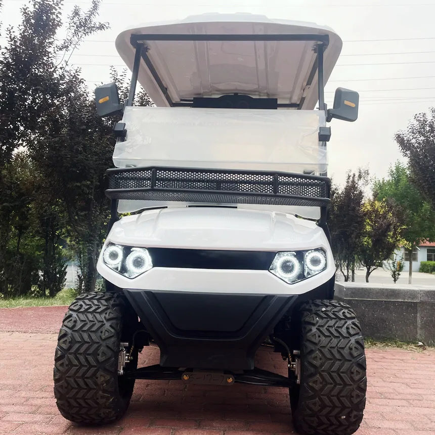 Elektrický golfový košík 6/2/4 SEARTER ELEKTRICKÝ KARTOVÝ KART ŠTVRTÉ KLUBOVÝ KLUB ELEKTRICKÉ Auto pre dospelých s elektrickým automobilom predného koša