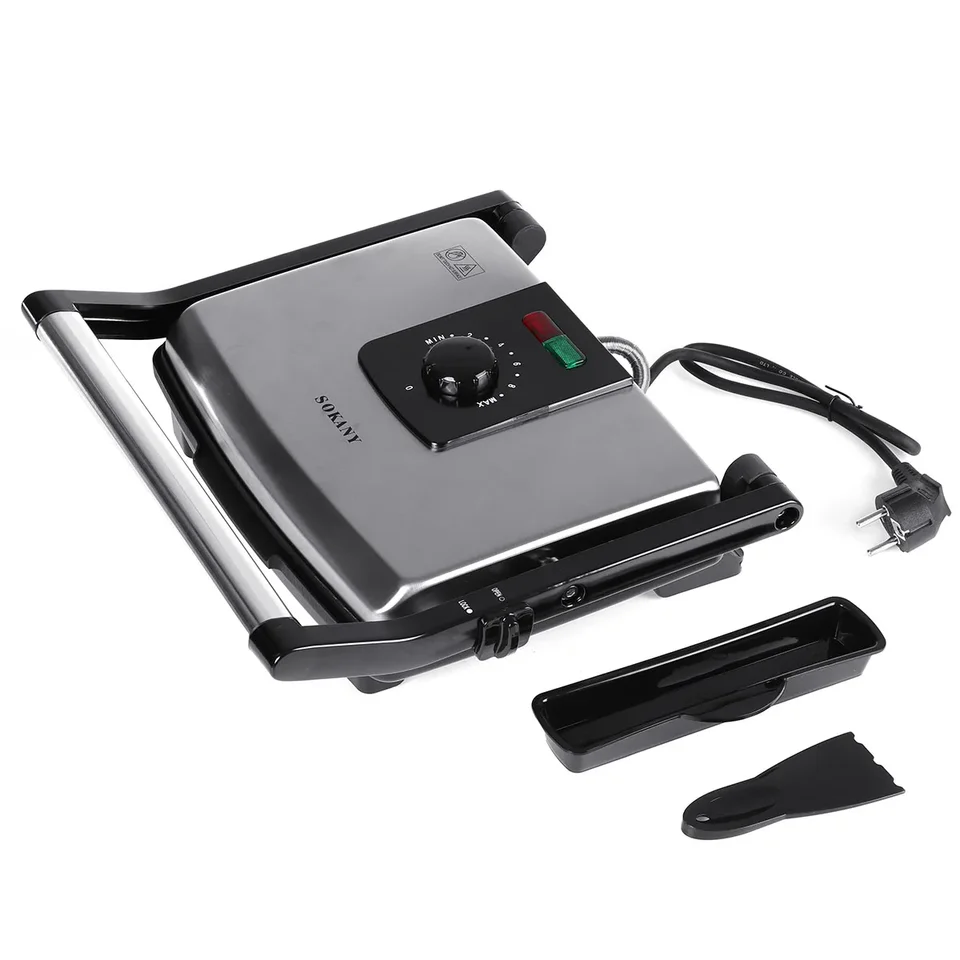 Elektrický gril BBQ Grill Pec Duystá kuchynské spotrebiče Adujustable bez sumárových elektrických dosiek Grilované mäsové panvica Elektrický gril 2000W