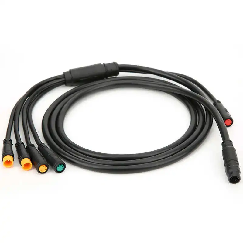 Elektrický kábel 1T5 s Ebrake-Throttle Display Display Funkcia Funkcia E-Bike Prestave na predĺženie kábla Vodotesná sviečka