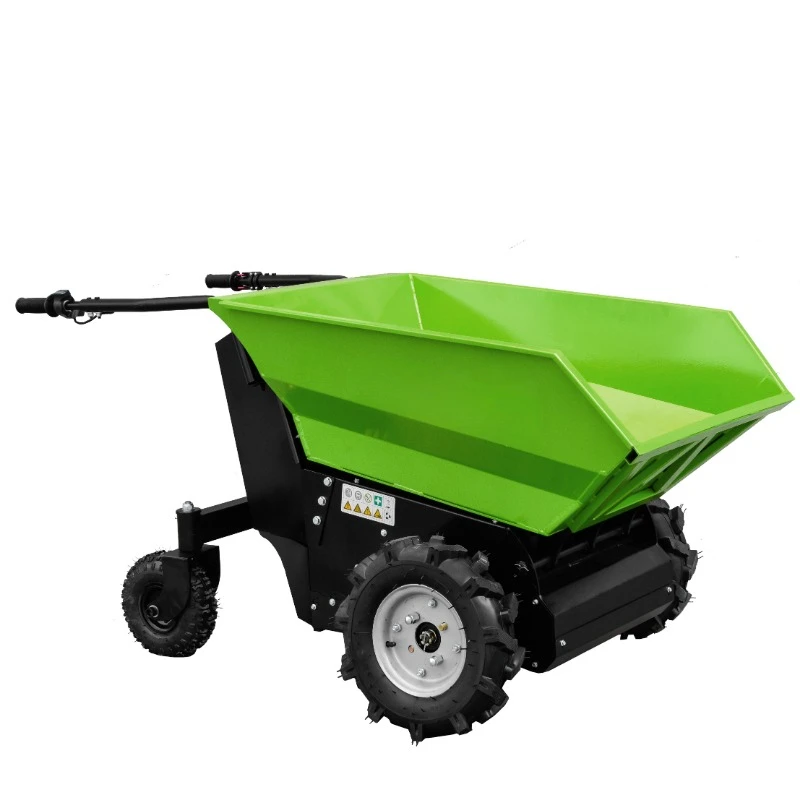 Elektrický Mini Dumper 500 kg kapacita košíka Wheelbarrow na záhradnícku úpravu a výstavbu