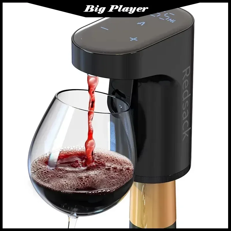 Elektrický plne automatický výdaj whisky na whisky na víno Faucet Bar Machine RedSack Nabíjateľný - nastaviteľný ML