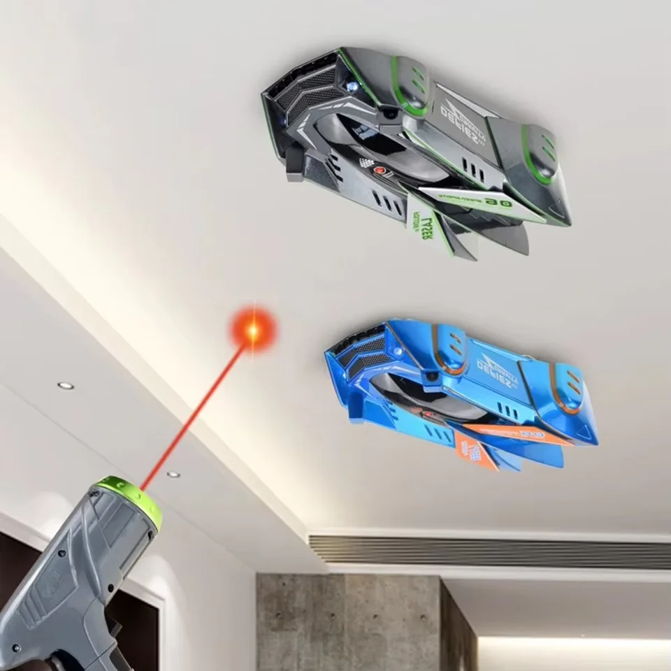 Elektrický RC Car Boy Obľúbený kaskadérsky laserové sledovanie vozidla Strepka Stropka Svetlo Svetlo Nasledujte diaľkové ovládanie drift pretekárske hračky darček
