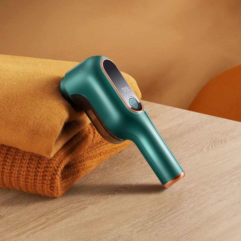 Elektrický remover Lint Lint Fable Shaver Nabíjateľný Lint Shaver Sweater Defuzzer na odstránenie pilulkov 6-čepeľ 2-stupň s LED displejom