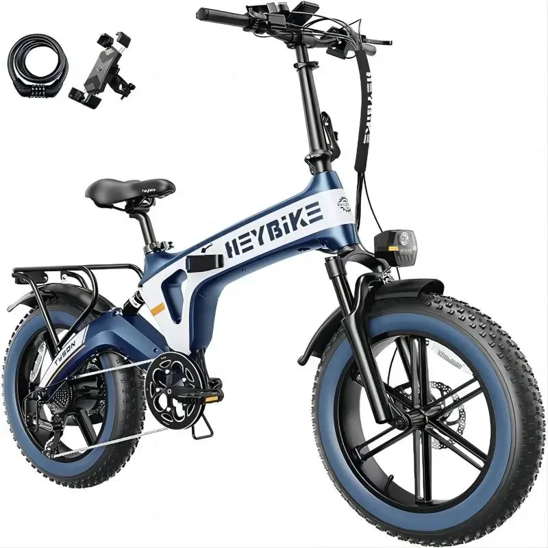 Elektrický skúter s lítiovou batériou, e-bicykel Plalian Tyson pre dospelých, 750 W, 28 mph, 20 pouce x 4,0 tukového pomeru, 48 V, 15AH