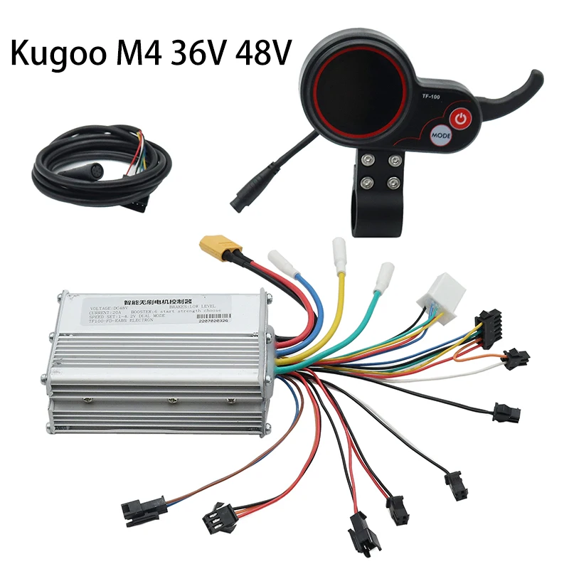 Elektrický skúter TF-100 36V 48V Brushless Intelligent Motor Controller + 5/6 PINS DISPRESTUM DISPROM pre skúter Kugo M4