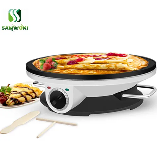 Elektrický tppanyaki stroj krep pizza výrobca palacinky PANEK PAN s 32 cm nelickový mriežkový koláč prasklý steak cooker praž