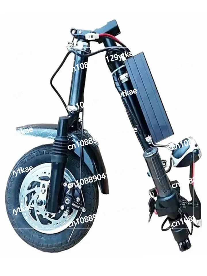 Elektrický traktor vozidla pre invalidný vozík Traktor 10 palcov elektrickým predným pohonom Elektrický predný pohon zakázaných automobilom s kotúčmi s kotúčmi.