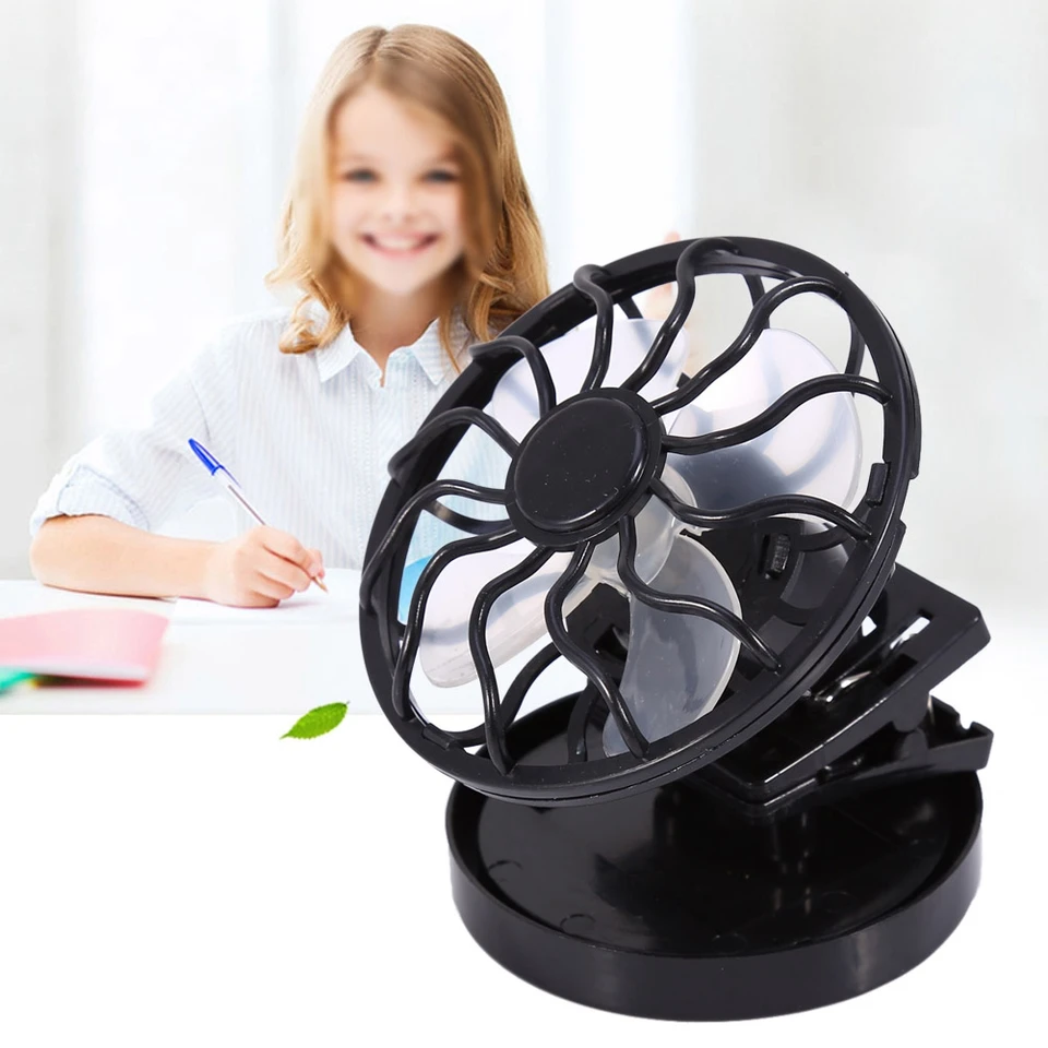 Elektrický ventilátor Elektrický mini klip na solárnom ventilátoru klimatizácie chladiaceho ventilátora Cez ventilátor Cesta Cesta Cooling Cooling Solárny ventilátor cestovného ventilátora