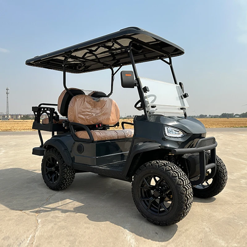 Elektrický zdvihnutý golfový vozík lítium batérie 4 osoby Golfový vozík