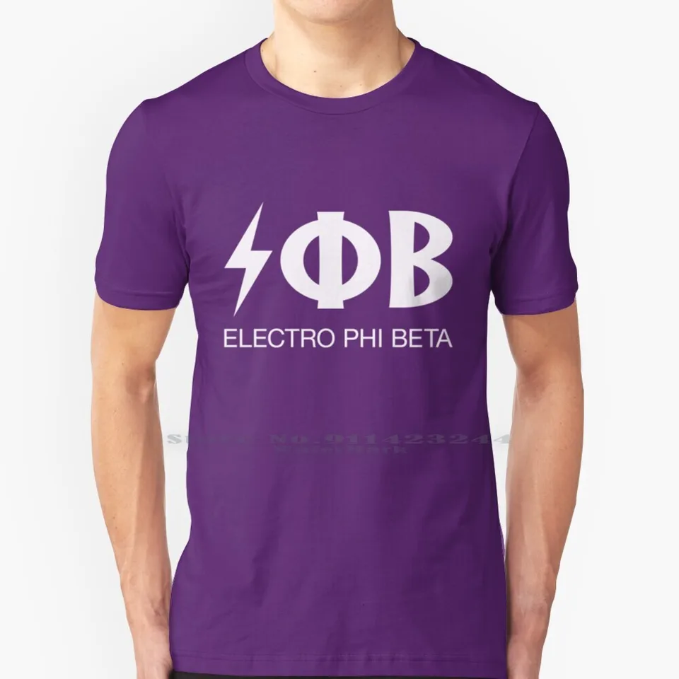 Elektro phi beta 100% bavlnená tričko Elektro phi beta elektrická dáma Janelle Monae TEE s krátkym rukávom s dlhým rukávom Darček