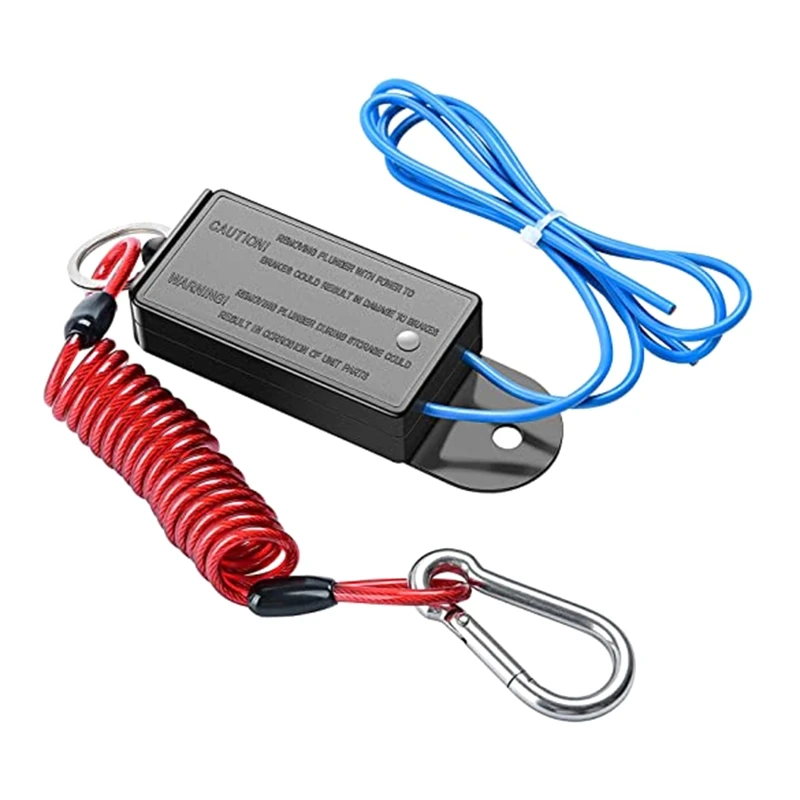 Elektromagnetický spínač Breaway Coled Cable s elektrickým brzdovým spínačom pre RV Touring Trailer Boat Caravan Camper diely A70F