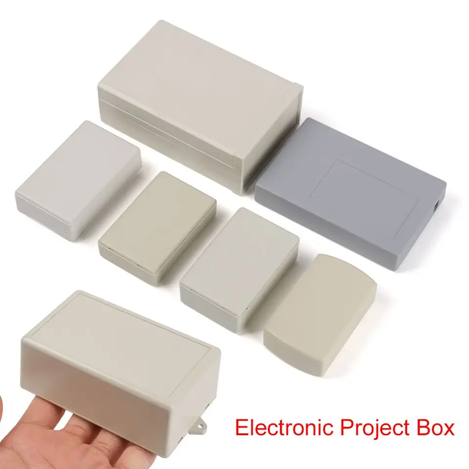 Elektronická IP67Jjunction Box Prístrojové puzdro Vodotesné plastové krytiny Elektrický projekt Box Outdoor Junction Box Casing