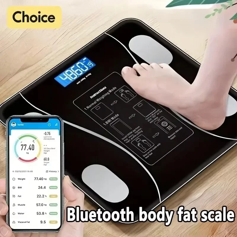 Elektronická mierka inteligentné bluetooth vážiace ľudské nabíjanie jednoduché váha váha váha pre meranie tuku tuku v domácnosti