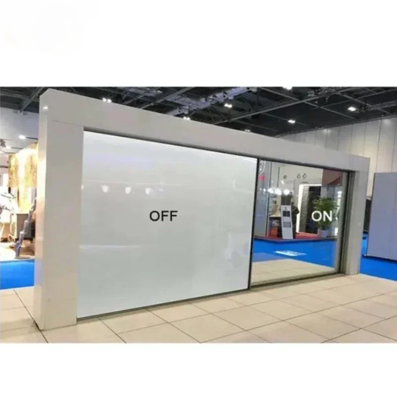Elektronický prepínateľný inteligentný film PDLC inteligentný odtieň PDLC Film Smart Window Film pre posuvné sklenené dvere statické prilepenie