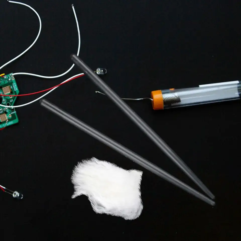 Elektrostatické trecie prúty súpravy statické elektrické experiment Vedecký experiment Fyzické laboratóriá Physiks Experiment pre dom