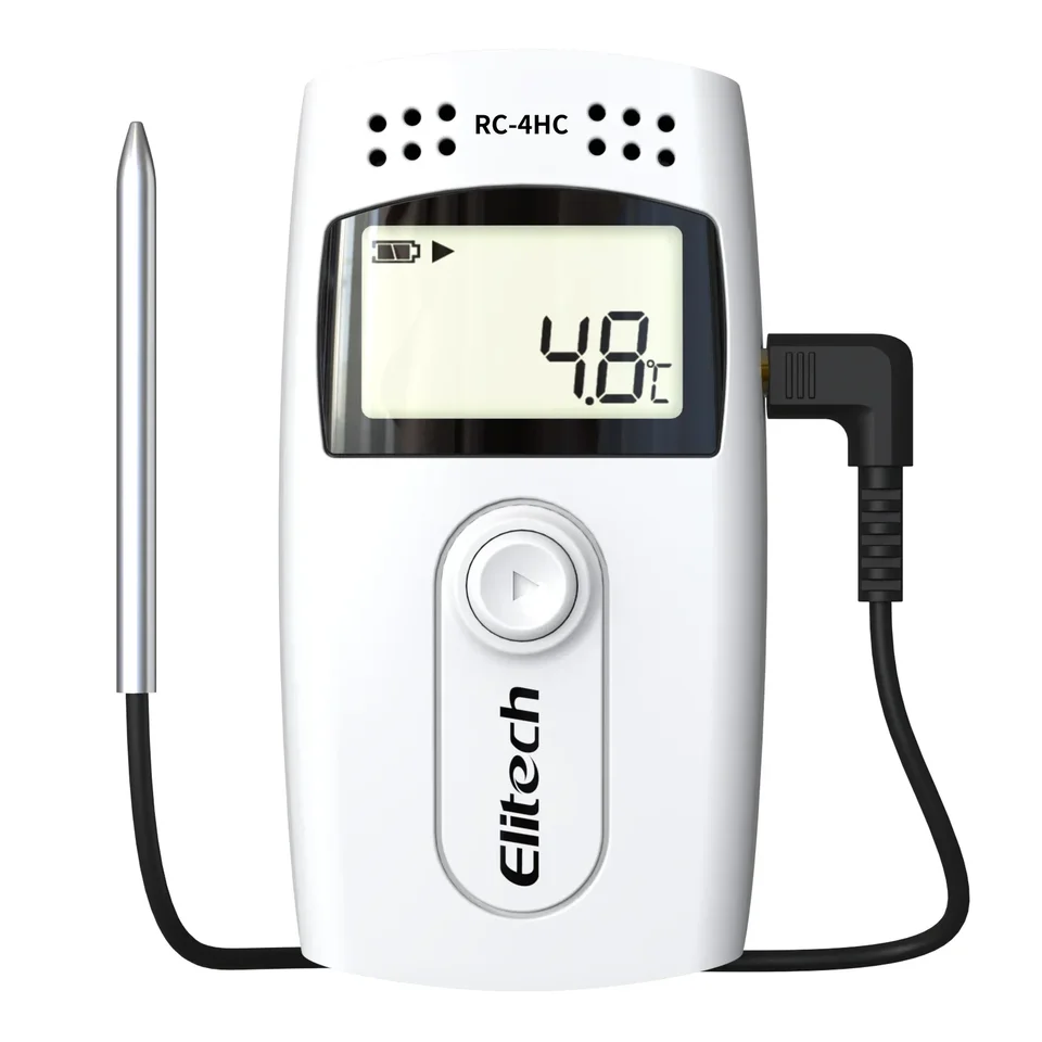 Elitech RC-4HC USB Teplota a vlhkosť Logger 16000 bodov Record Capacity PDF Správa