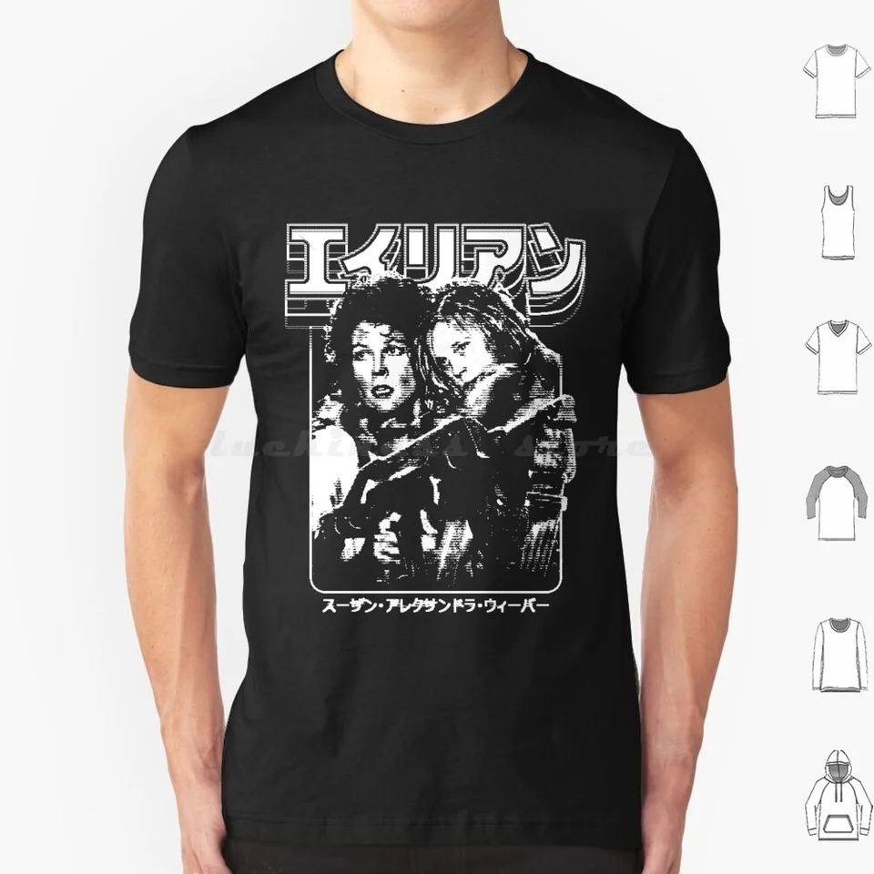 Ellen Ripley a Newt T tričko 6xl bavlna Cool Tee 80s 8bit 90s Amanda Bishop Carrie Henn Corp Corporation Covenant Ellen