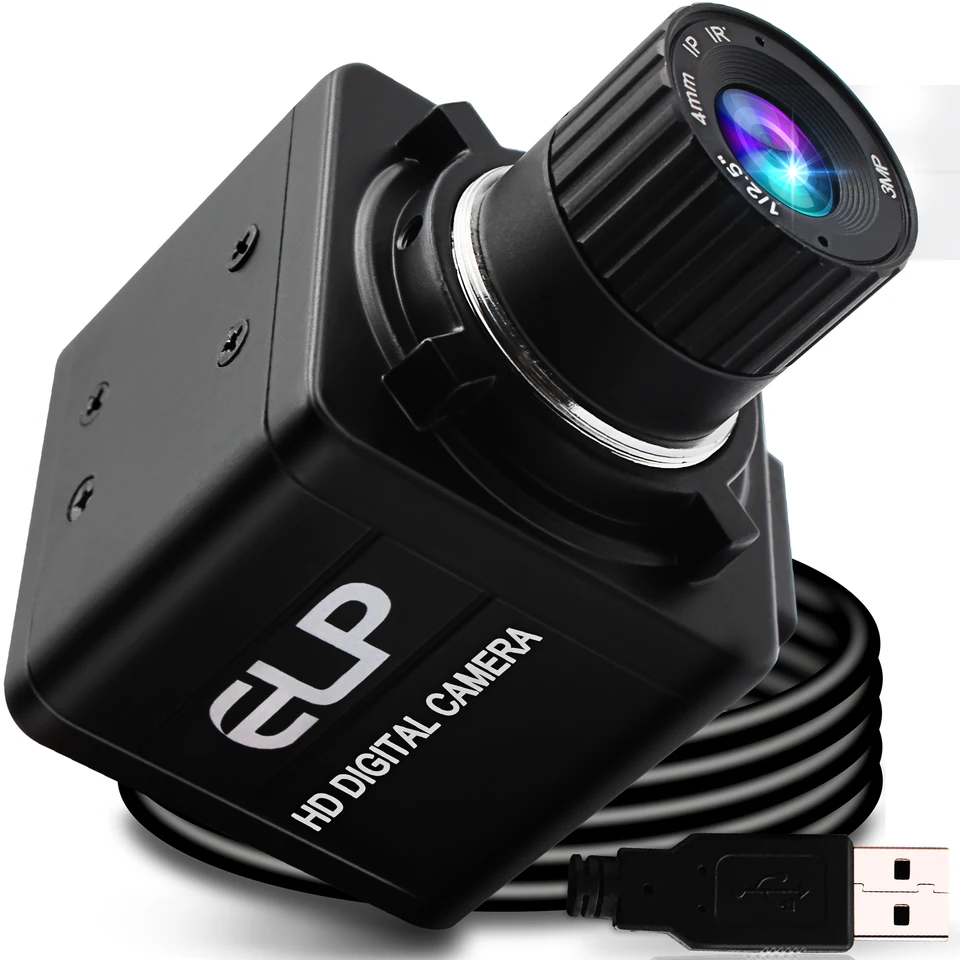 ELP 2MP Full HD USB fotoaparát 30fps /60fps /120fps CMOS OV2710 6MM manuálne zaostrenie Android, Linux, Windows Mini Webcam HD 1080p