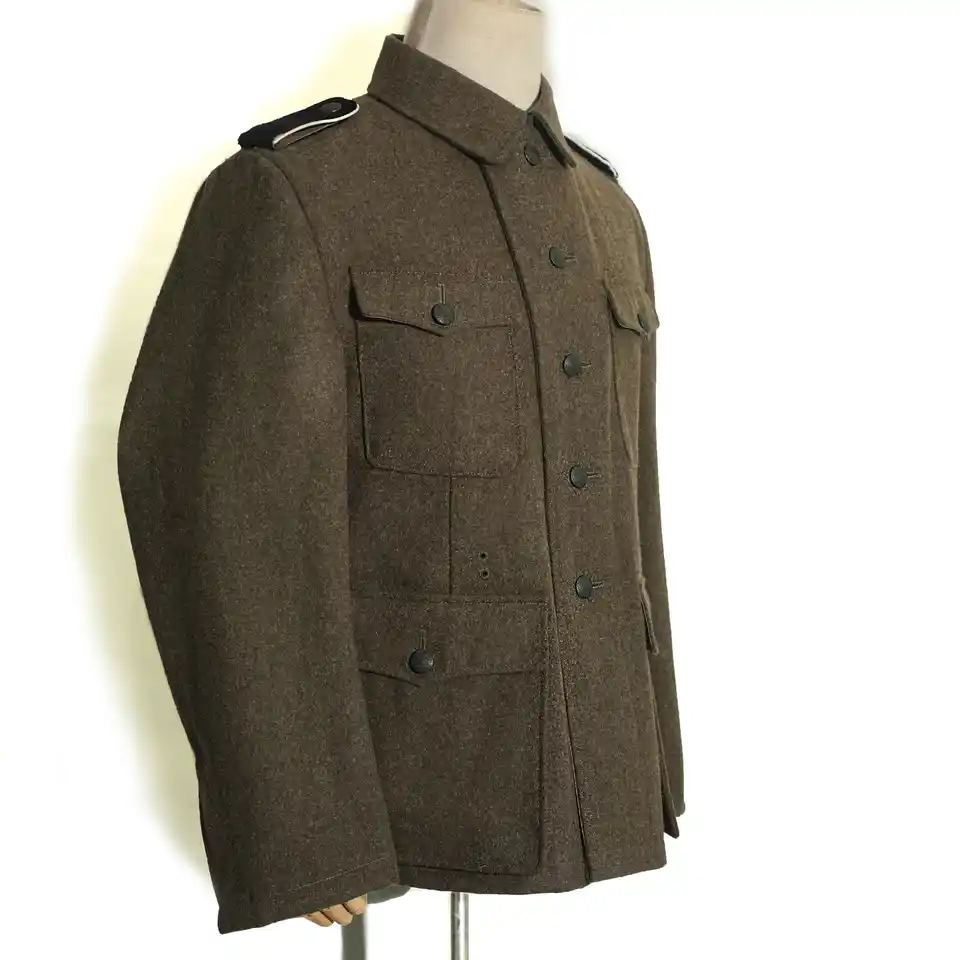 EMD M42 Bunda bojová jednotná vlna Nemecko WW2 Brown 5 tlačidlá