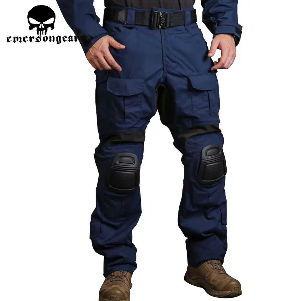 Emersonear G3 Combat Pants Lov taktické nylonové námorné nohavice pánske školiace výcvky nákladné nohavice koleno vankúšiky poľovné nohavice Em9462