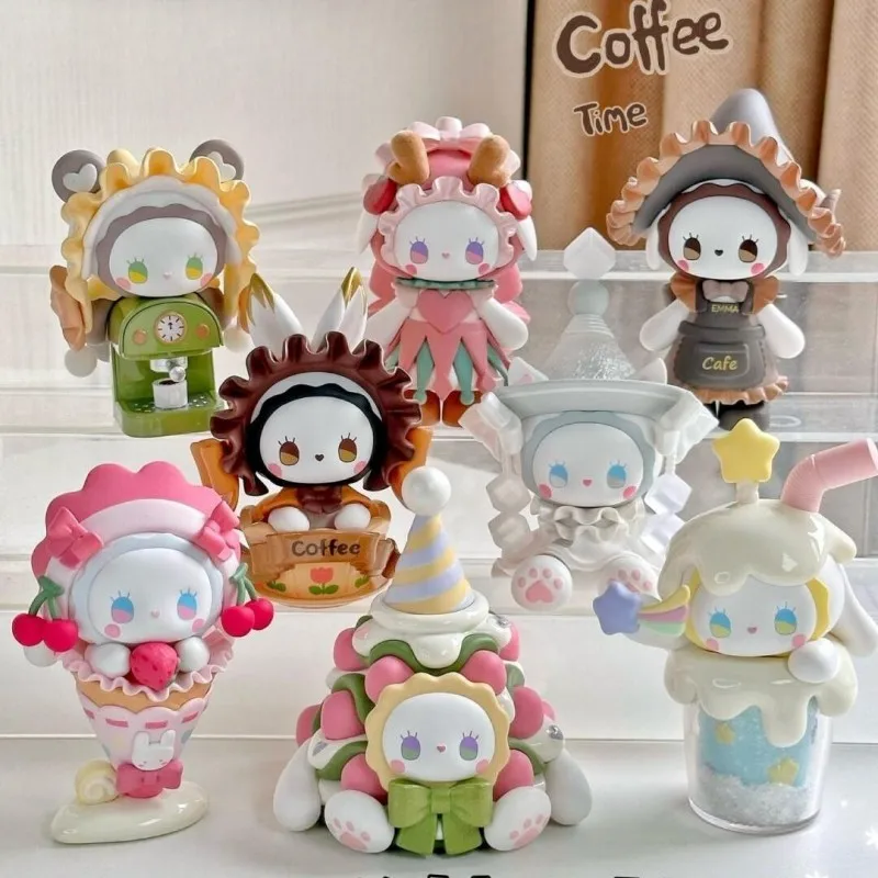 Emma Secret Forest Coffee Series Series Blind Box Cute Emma Action figure Figure Tajomy Box Prekvapenie tašky dekora