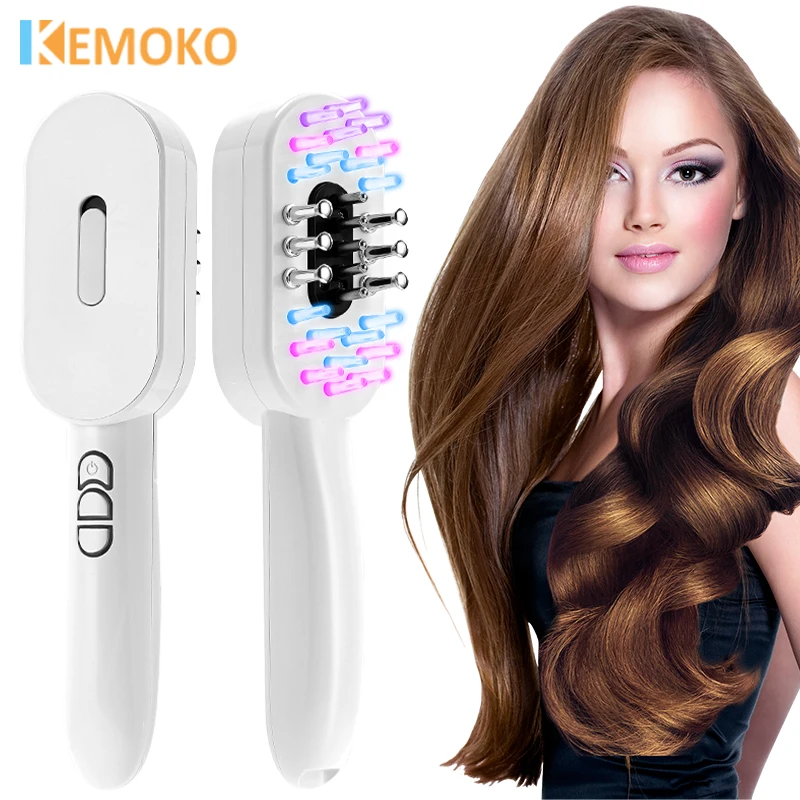 EMS Electric Massage Comp Rast Applicator LED LED TERAPS RED LIGHT LETRAPION ANTI-HAIR Masáž HEAD Masáž kefy na vlasy Krsta Krsta pokožka hlavy pokožky hlavy