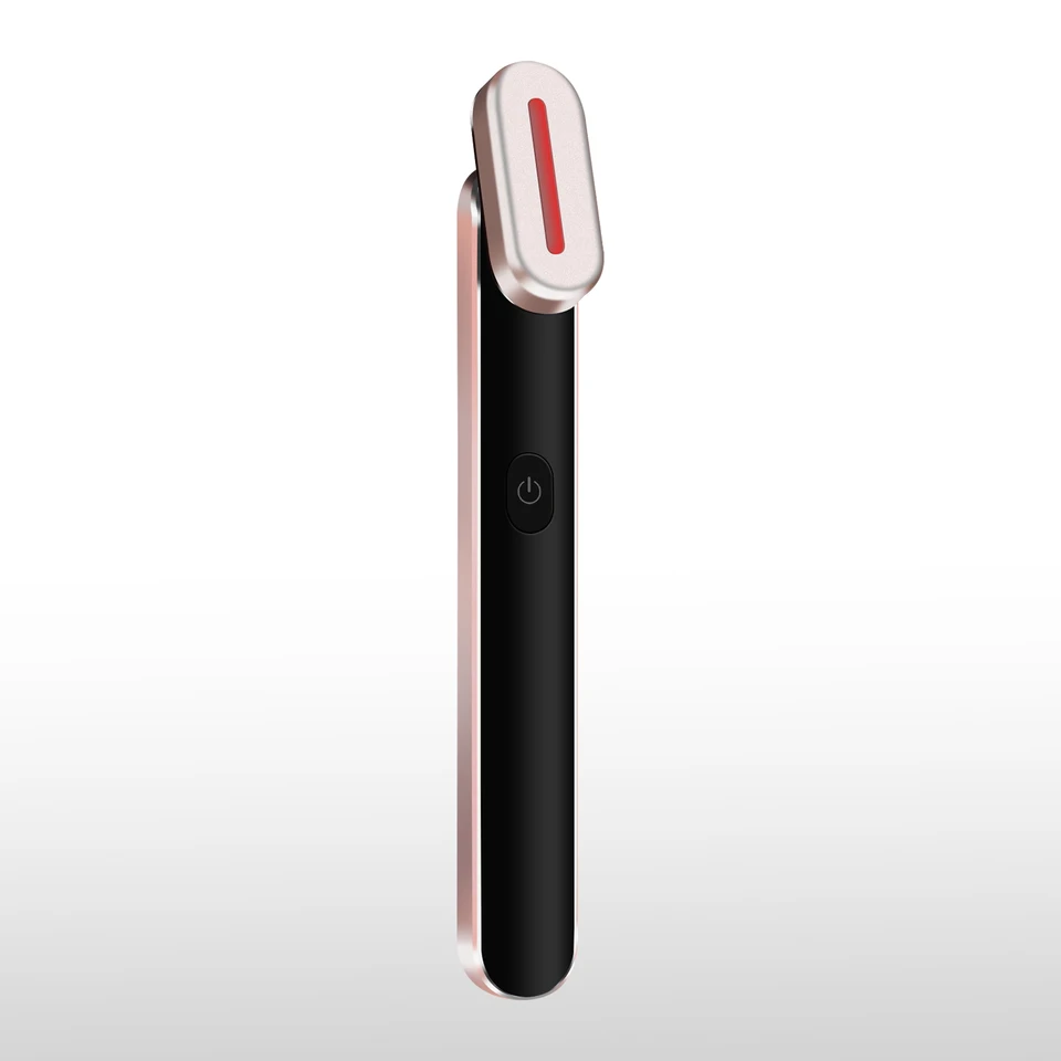 EMS Eye Beauty Instrument Microcurrent Červené svetlo 42 ℃ Horúca kompresia otočná otočná masáž masáže natiahnutia tváre natiahnutie pokožky
