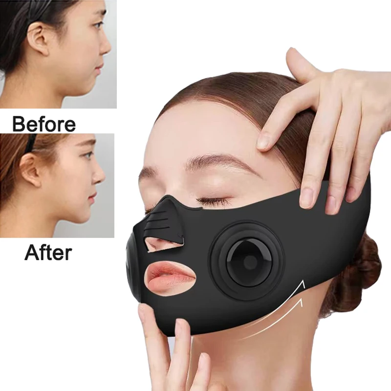 EMS Massager tváre Dvojitá brada Odstráňte mikrokurint v tvare v tvare čela Zrušenie zviazania vrások Krás Krás kozmetický stroj