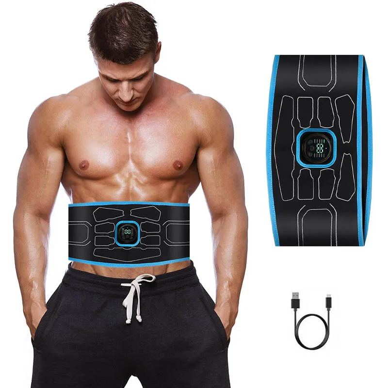 EMS stimulátor stimulátora masáž ABS trénera brucha brucha brucha pásu USB nabíjateľné telesné cvičebné fitnes zariadenia