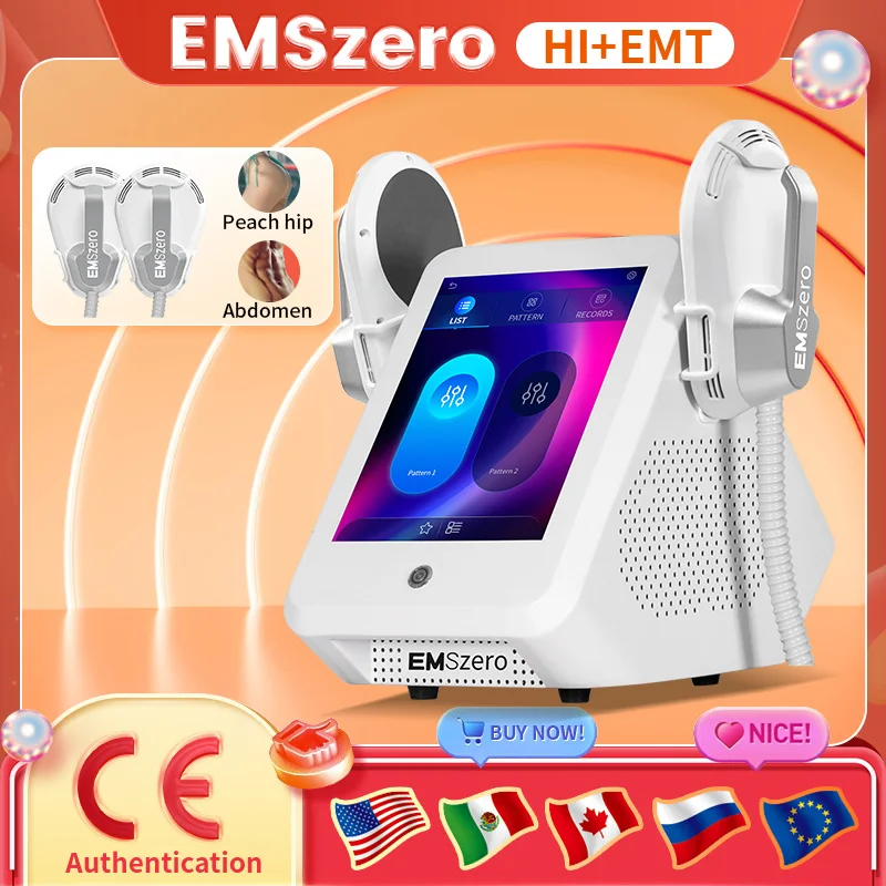 Emszero 15 Tesla 6500W RF Body Zlimovanie Nova spaľovanie tuku Svaly EMS Sculpting Electromagnetic Stimuluje Hi-EMT Pro Machine